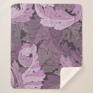 Acanthus, William Morris Sherpa Blanket