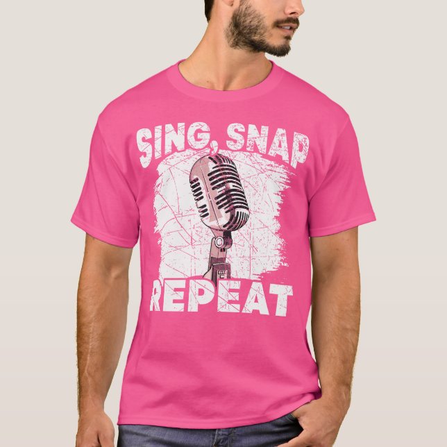 Acapella Singing Instructor Music Voice Opera Sing T-Shirt (Front)