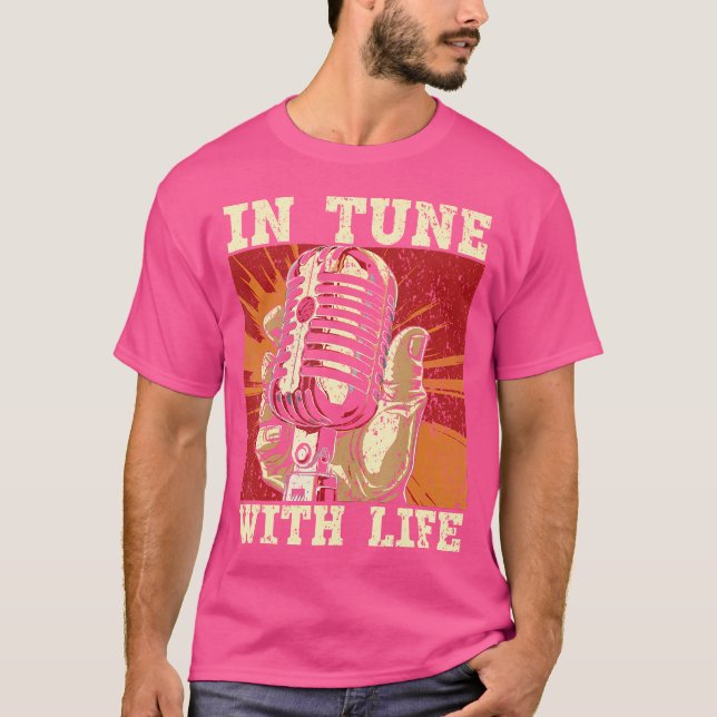 Acapella Singing Instructor Music Voice Opera Sing T-Shirt (Front)