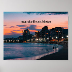 Acapulco Beach, Mexico Poster