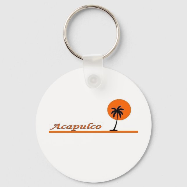 Acapulco, Mexico Key Ring (Front)