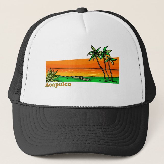 Acapulco, Mexico Trucker Hat (Front)