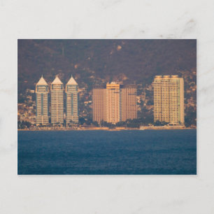 Acapulco skyline 3 postcard
