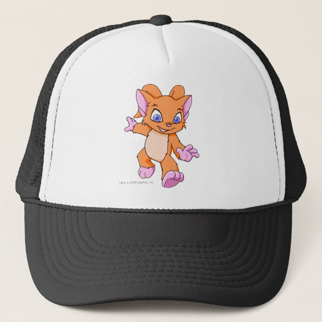 Acara Orange Trucker Hat (Front)