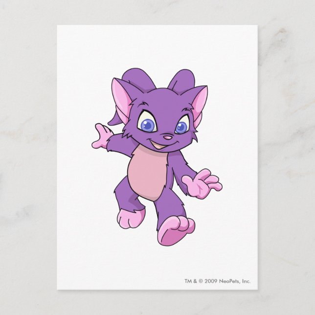 Acara Purple Postcard (Front)