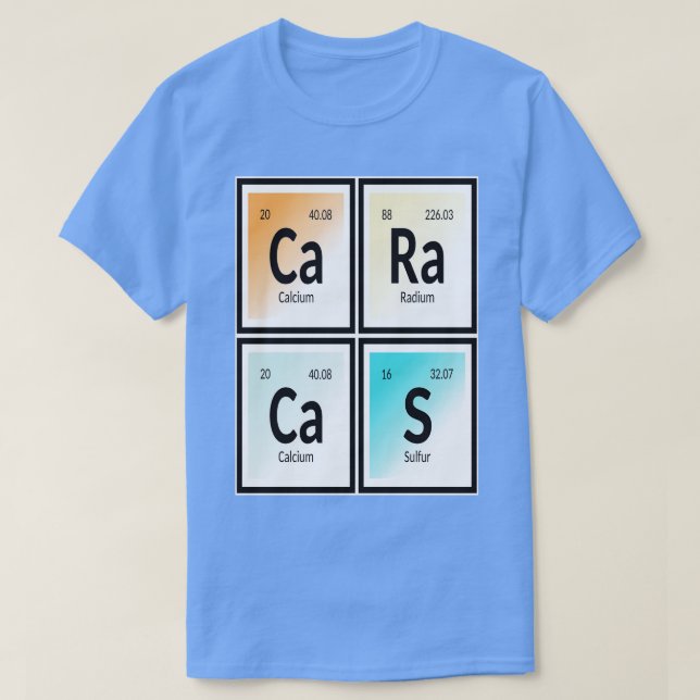 acas Periodic Table T-Shirt (Design Front)