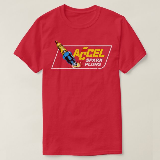 Accel Spark Plugs T-Shirt (Design Front)