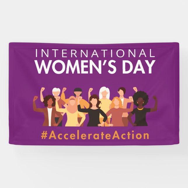 Accelerate Action International Women's Day 2025 Banner (Horizontal)