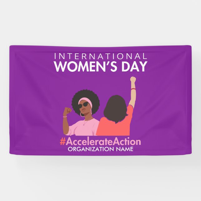 Accelerate Action International Women's Day 2025 Banner (Horizontal)