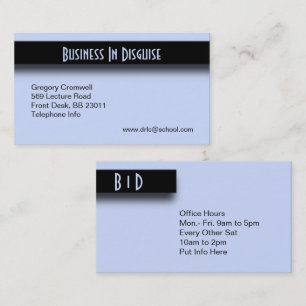 Accent Blue Business Card