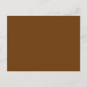 Accent Brown Background Colour You Can Customise Postcard