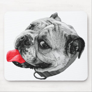 Accent Bulldog Desk Mouse Pad