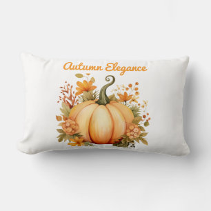 Accent Pillow- Autumn Elegance Accent Pillow. Lumbar Cushion