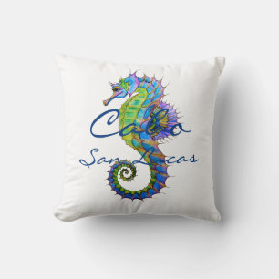 Accent Pillow Cabo Seahorse 