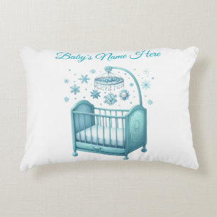 Accent Pillow - Editable Baby's Xmas Pillow