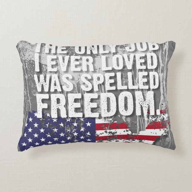Accent Pillow – Freedom Job (Front)