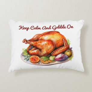 Accent Pillow- Funny Thanksgiving Turkey Pillow