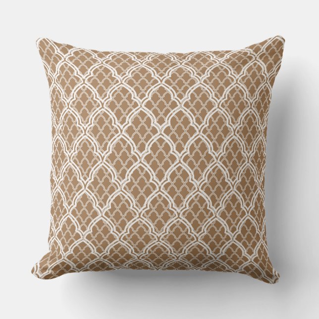 Accent Pillow-Moroccan Print    Throw Pillow (Front)
