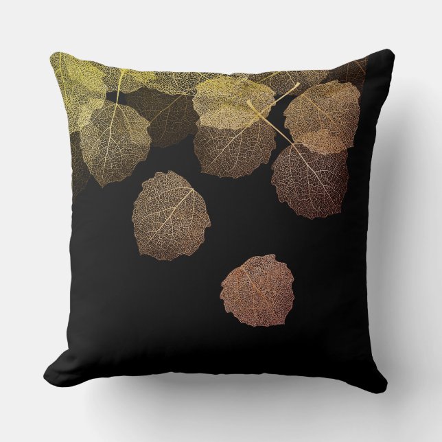 Accent Pillow- Nature Leaves Cushion (Front)