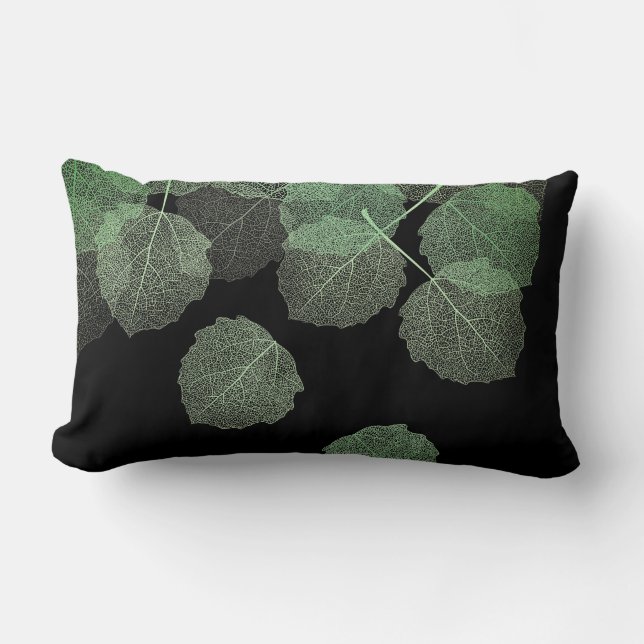 Accent Pillow- Nature Leaves Lumbar Cushion (Front)