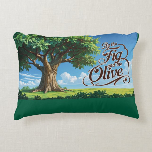 Accent Pillow-Religious Trees In Islam Decorative Cushion (Front)