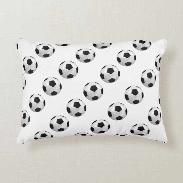 Accent Pillow/Soccer Decorative Cushion (Front)