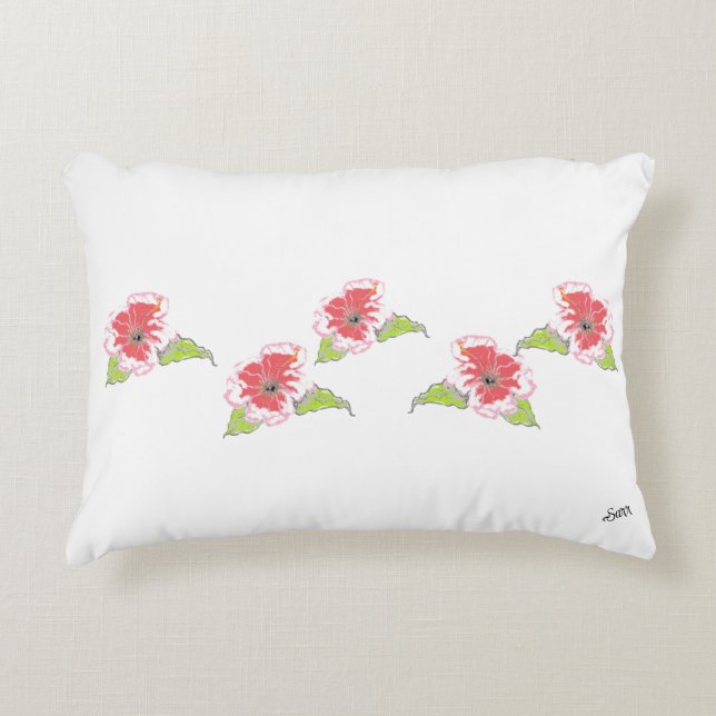 Accent Pillows  : Exotic Flowers (Front)