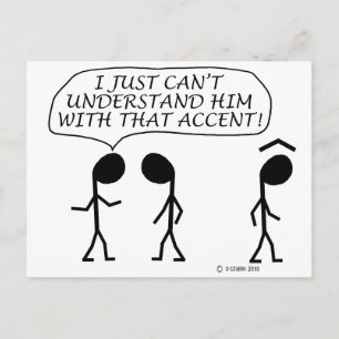 Accent Postcard