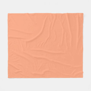 Accent Salmon Pink Colour Customisable Fleece Blanket