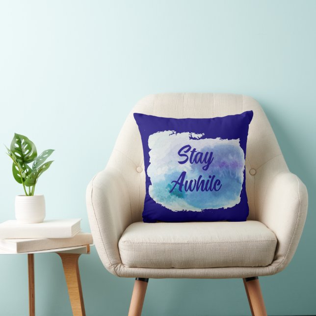 Accent Throw Pillow 16x16" Custom Text & Size (Chair)
