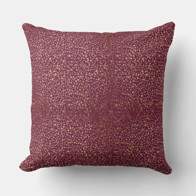 Accent Throw Pillow-Merlot Wine Cushion (Front)