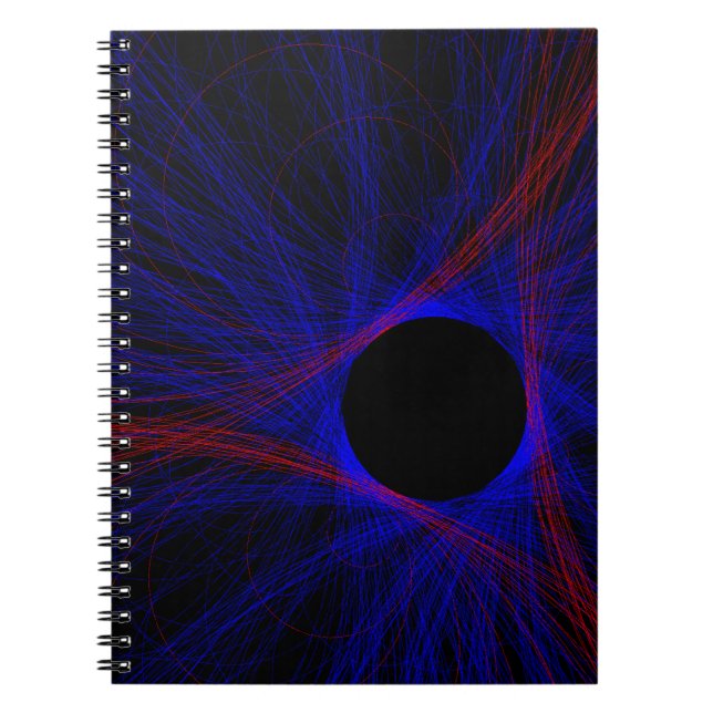 Accented Triangle Geometric Spiral Notebook (Front)