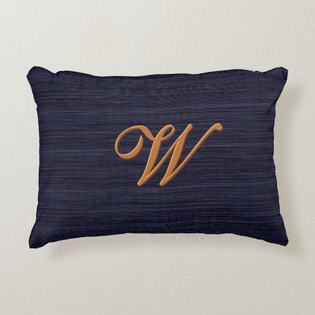 Accentuate The Dignified (Monogrammed) Decorative Cushion (Front)