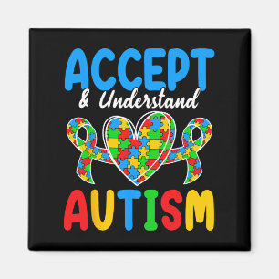 Accept And Understand Autism Day Magnet