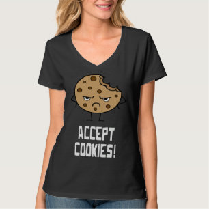 Accept Cookies Front End Developer Web Designer T-Shirt