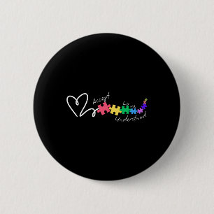 Accept Love Understand Autism Support Funny Autism 6 Cm Round Badge