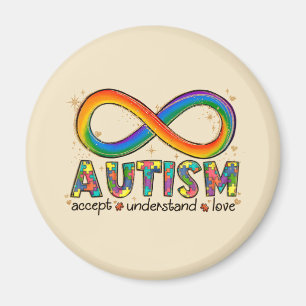 Accept Love Understand - Infinity Autism Awareness Magnet