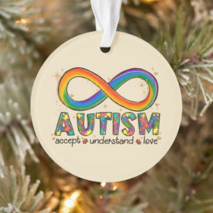 Accept Love Understand - Infinity Autism Awareness Ornament