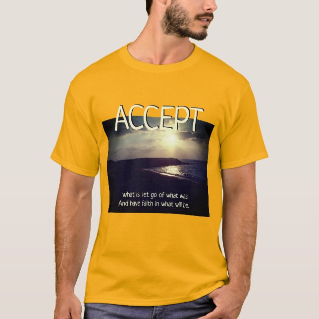 Accept sunset t-shirt (Front)