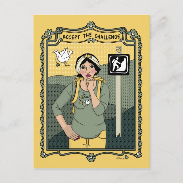 Accept The Challenge_C_ Postcard (Front)