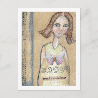 Accept the Challenge Postcard