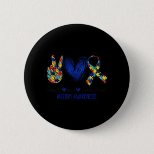 Accept Understand Love Autism Awareness Autism Mo 6 Cm Round Badge