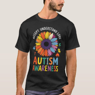 Accept Understand Love Funny Neurodiversity April T-Shirt