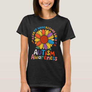 Accept Understand Love Funny Neurodiversity April T-Shirt