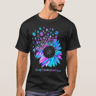 Accept understand love sunflower autism awareness T-Shirt