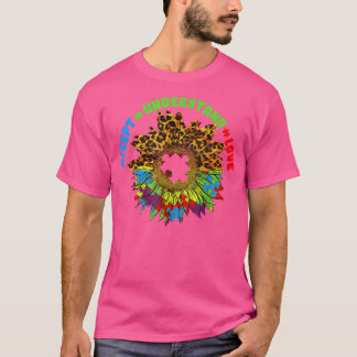 Accept Understand Love Sunflower Autism Awareness  T-Shirt