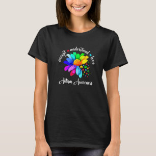 Accept Understand Love Sunflower Autism Awareness T-Shirt