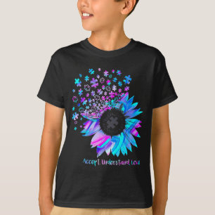 Accept understand love sunflower autism awareness T-Shirt
