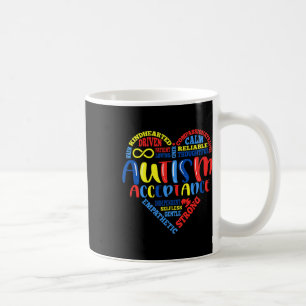 Acceptance Autism Awareness Month Support Puzzle P Coffee Mug
