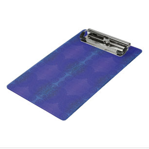 Acceptance Blue Indigo Violet Boho Medallions Mini Clipboard